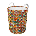 Ethnic Mandala Bohemian Pattern Print Round Laundry Basket