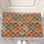 Ethnic Mandala Bohemian Pattern Print Rubber Doormat