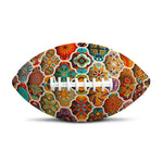 Ethnic Mandala Bohemian Pattern Print Rugby Ball