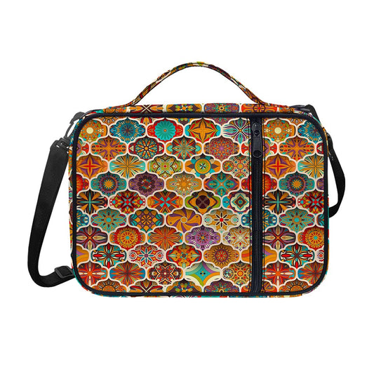 Ethnic Mandala Bohemian Pattern Print Shoulder Strap Bible Bag