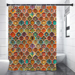 Ethnic Mandala Bohemian Pattern Print Shower Curtain