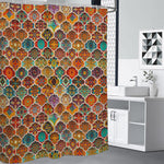 Ethnic Mandala Bohemian Pattern Print Shower Curtain