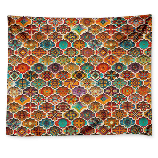 Ethnic Mandala Bohemian Pattern Print Tapestry
