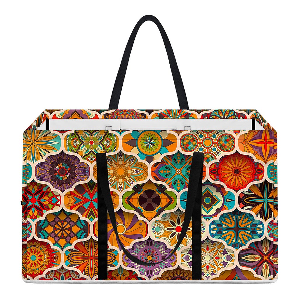 Ethnic Mandala Bohemian Pattern Print Utility Tote Bag