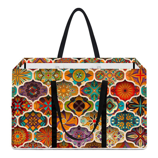 Ethnic Mandala Bohemian Pattern Print Utility Tote Bag