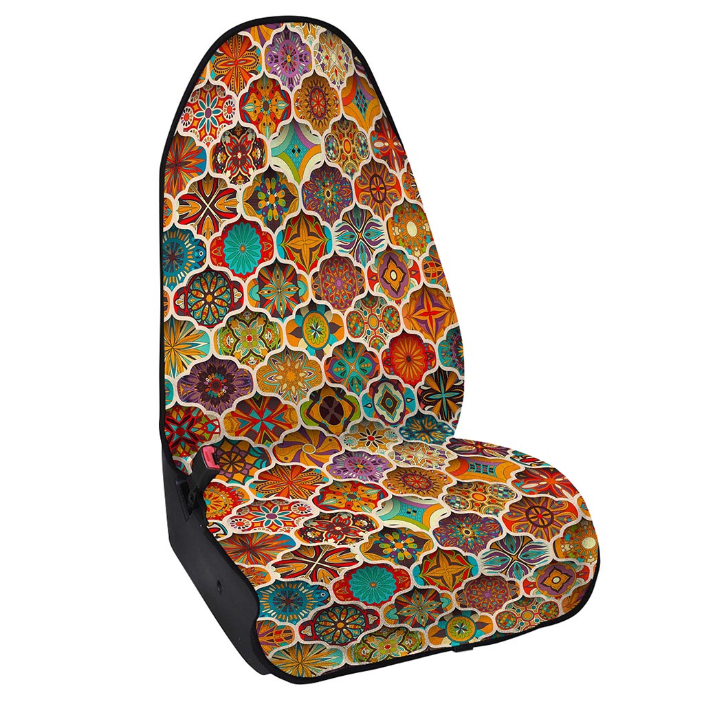Ethnic Mandala Bohemian Pattern Print Waterproof Car Seat Cover