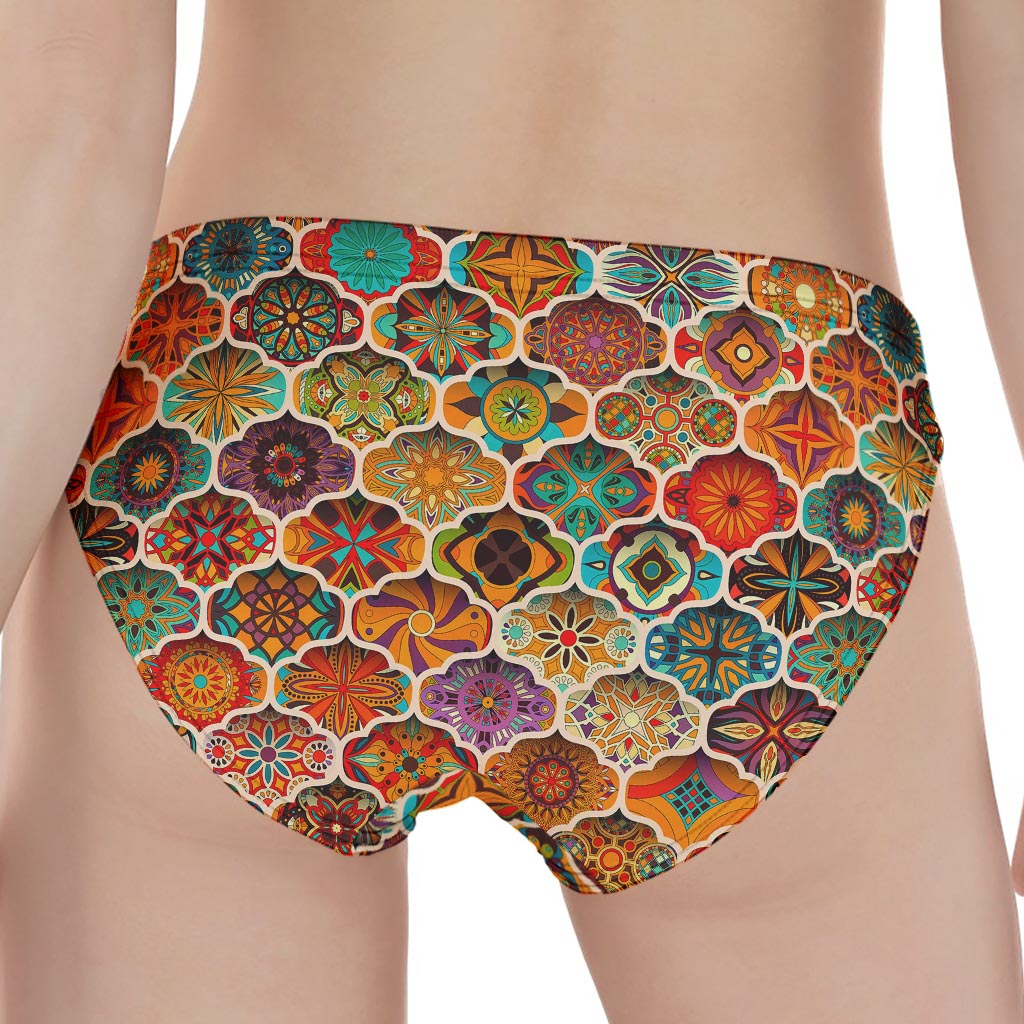 Ethnic Mandala Bohemian Pattern Print Women's Panties