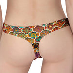 Ethnic Mandala Bohemian Pattern Print Women's Thong