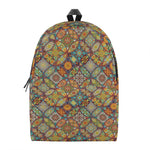 Ethnic Mandala Patchwork Pattern Print Backpack