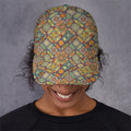 Ethnic Mandala Patchwork Pattern Print Baseball Cap