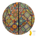 Ethnic Mandala Patchwork Pattern Print Basketball