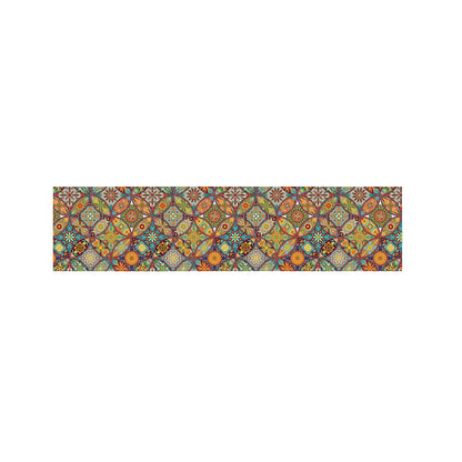 Ethnic Mandala Patchwork Pattern Print Bed Runner