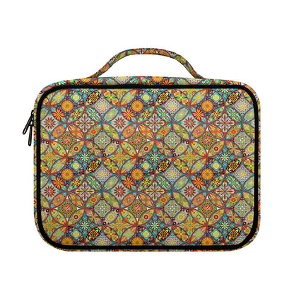 Ethnic Mandala Patchwork Pattern Print Briefcase Bible Bag