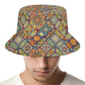 Ethnic Mandala Patchwork Pattern Print Bucket Hat