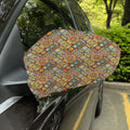 Ethnic Mandala Patchwork Pattern Print Car Side Mirror Covers