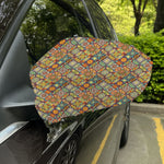 Ethnic Mandala Patchwork Pattern Print Car Side Mirror Covers
