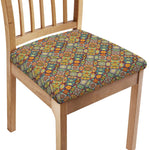 Ethnic Mandala Patchwork Pattern Print Chair Cushion Cover