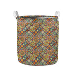 Ethnic Mandala Patchwork Pattern Print Collapsible Laundry Basket