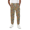 Ethnic Mandala Patchwork Pattern Print Cotton Sweatpants