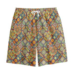Ethnic Mandala Patchwork Pattern Print Cotton Shorts
