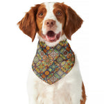 Ethnic Mandala Patchwork Pattern Print Dog Bandana