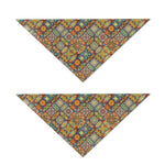 Ethnic Mandala Patchwork Pattern Print Dog Bandana
