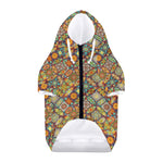 Ethnic Mandala Patchwork Pattern Print Dog Zip Up Hoodie