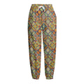 Ethnic Mandala Patchwork Pattern Print Fleece Lined Knit Pants