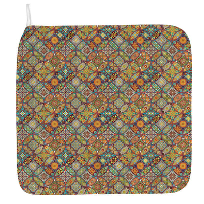 Ethnic Mandala Patchwork Pattern Print Hand Towel