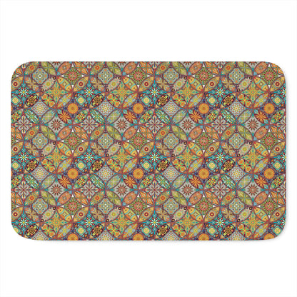 Ethnic Mandala Patchwork Pattern Print Indoor Door Mat