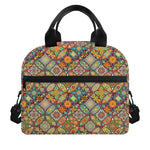 Ethnic Mandala Patchwork Pattern Print Insulated Lunch Bag