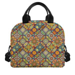 Ethnic Mandala Patchwork Pattern Print Insulated Lunch Bag