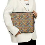 Ethnic Mandala Patchwork Pattern Print Laptop Sleeve