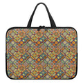 Ethnic Mandala Patchwork Pattern Print Laptop Sleeve With Handle