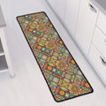 Ethnic Mandala Patchwork Pattern Print Long Kitchen Mat