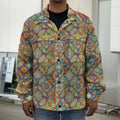 Ethnic Mandala Patchwork Pattern Print Men's Shirt Jacket