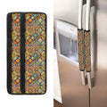 Ethnic Mandala Patchwork Pattern Print Refrigerator Handle Covers