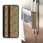 Ethnic Mandala Patchwork Pattern Print Refrigerator Handle Covers