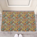 Ethnic Mandala Patchwork Pattern Print Rubber Doormat