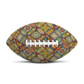 Ethnic Mandala Patchwork Pattern Print Rugby Ball