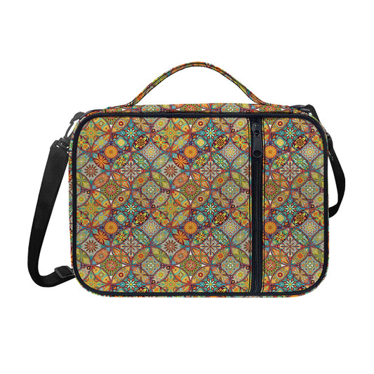 Ethnic Mandala Patchwork Pattern Print Shoulder Strap Bible Bag