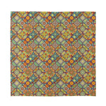 Ethnic Mandala Patchwork Pattern Print Silk Bandana