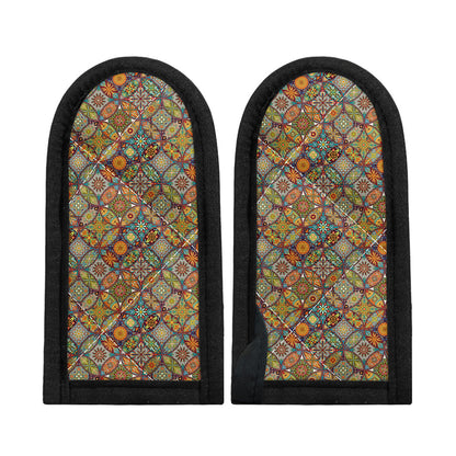 Ethnic Mandala Patchwork Pattern Print Skillet Handle Cover
