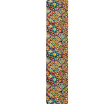 Ethnic Mandala Patchwork Pattern Print Table Runner