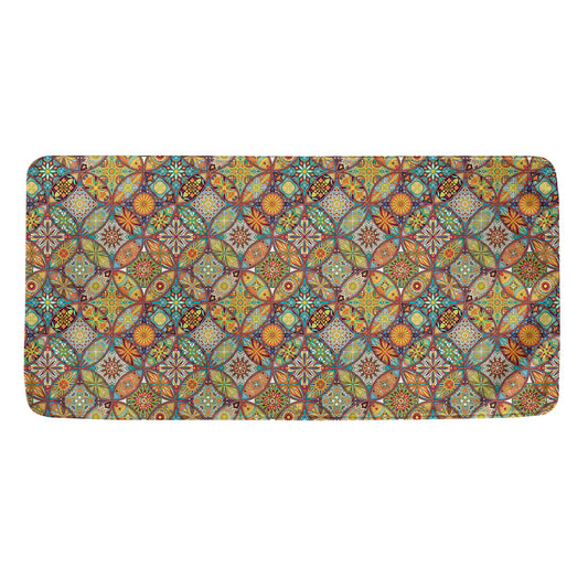 Ethnic Mandala Patchwork Pattern Print Towel