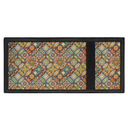 Ethnic Mandala Patchwork Pattern Print Trifold Wallet