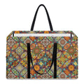 Ethnic Mandala Patchwork Pattern Print Utility Tote Bag