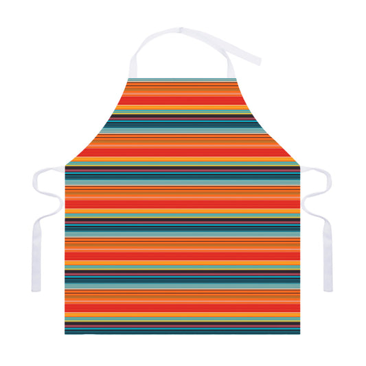 Ethnic Mexican Blanket Pattern Print Adjustable Apron