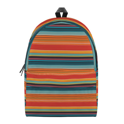 Ethnic Mexican Blanket Pattern Print Backpack