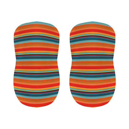 Ethnic Mexican Blanket Pattern Print Bar Stool Covers